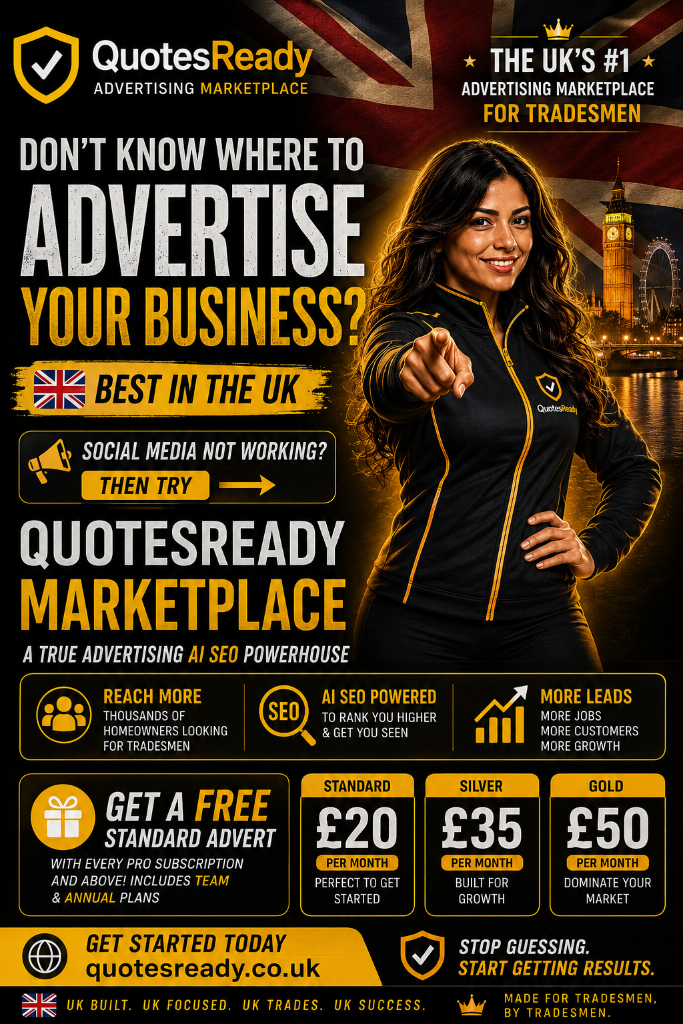 QuotesReady Advertising Marketplace - Reach Thousands of Homeowners Looking for Tradespeople
