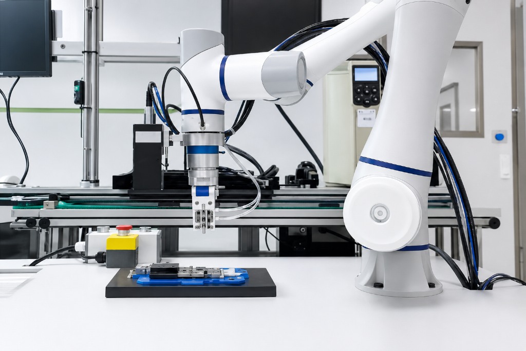 6-axis collaborative robot full system view
