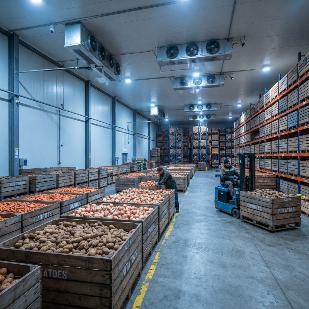 Wartung großer Lagerkühlungen