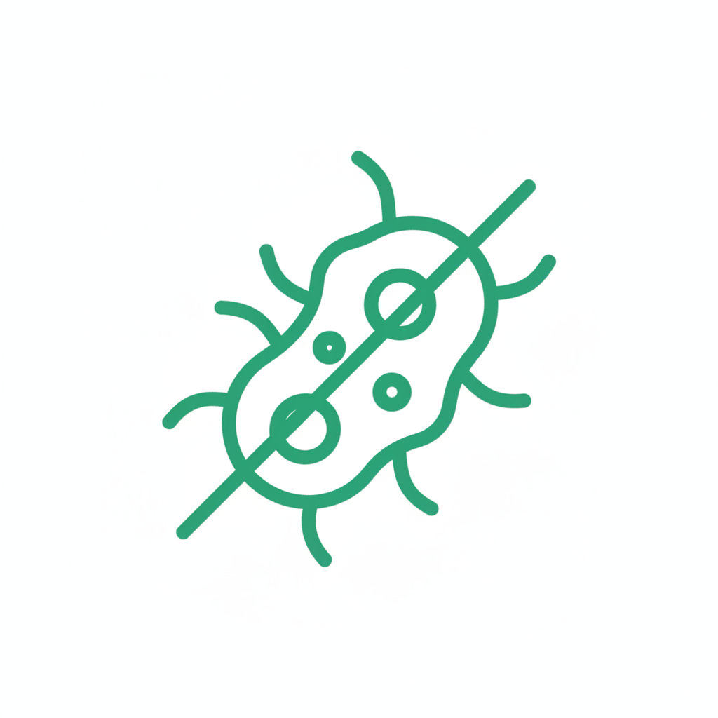 Kills 99.9% of Bacteria
