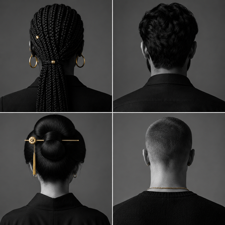 Luxury fashion creator portrait
