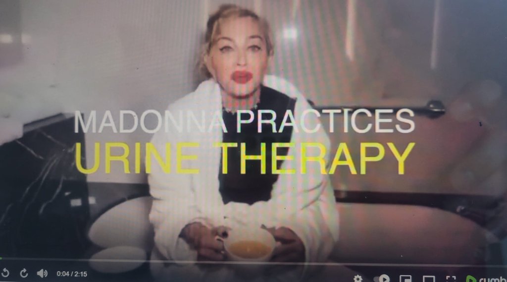 Madonna urine therapy