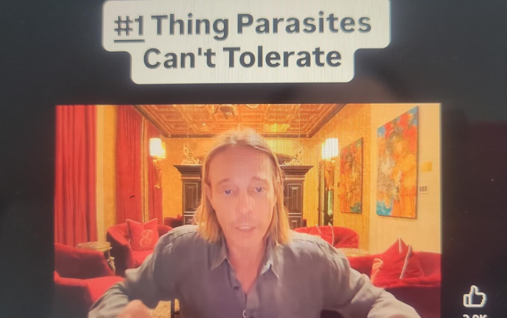 Number 1 thing parasites can't tolerate