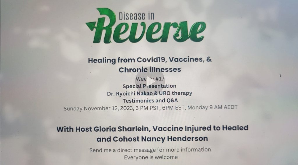 Dr. Ryoichi Nakao on disease in reverse, healing from COVID19, vaccines and chronic illness