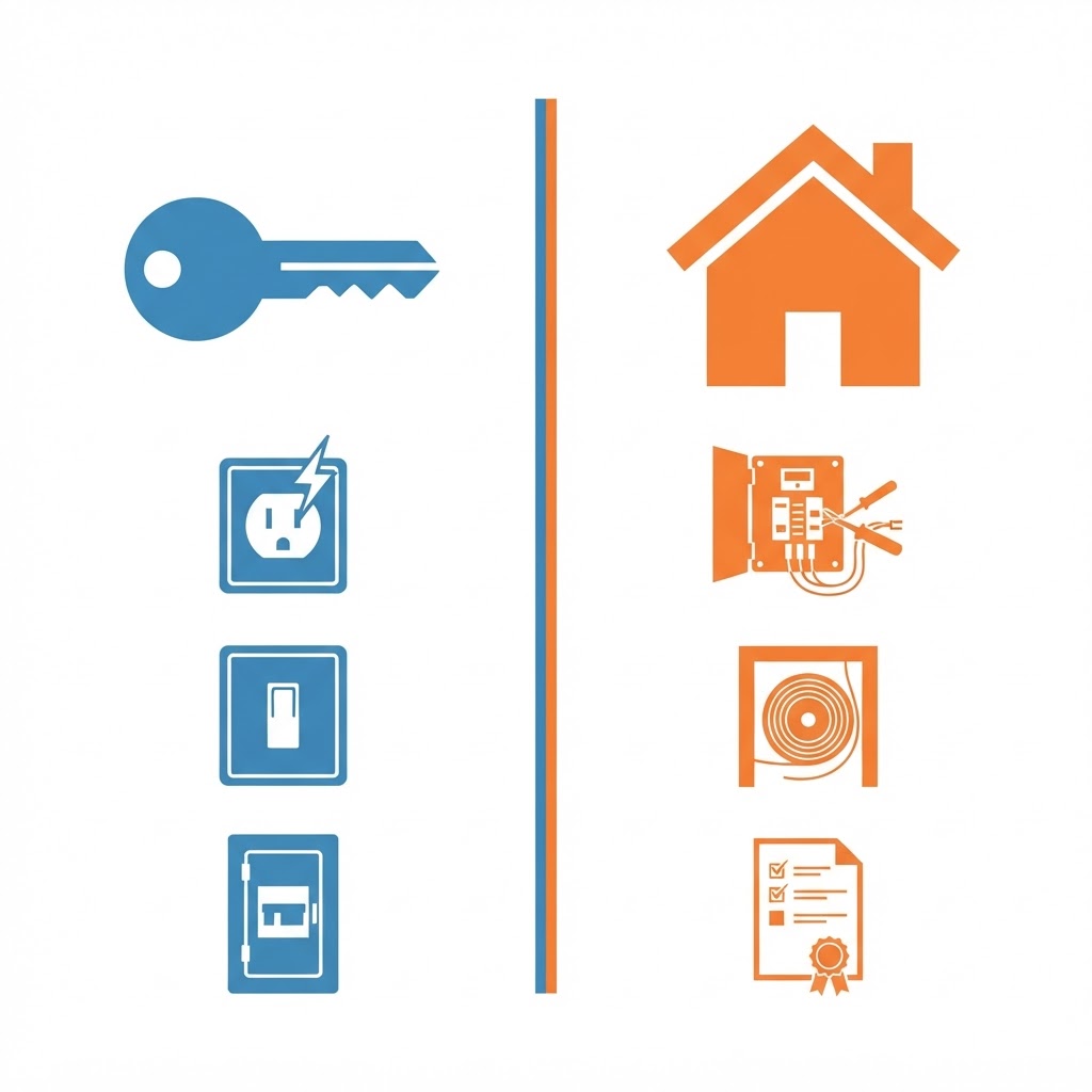Répartition des responsabilités électriques entre locataire et propriétaire