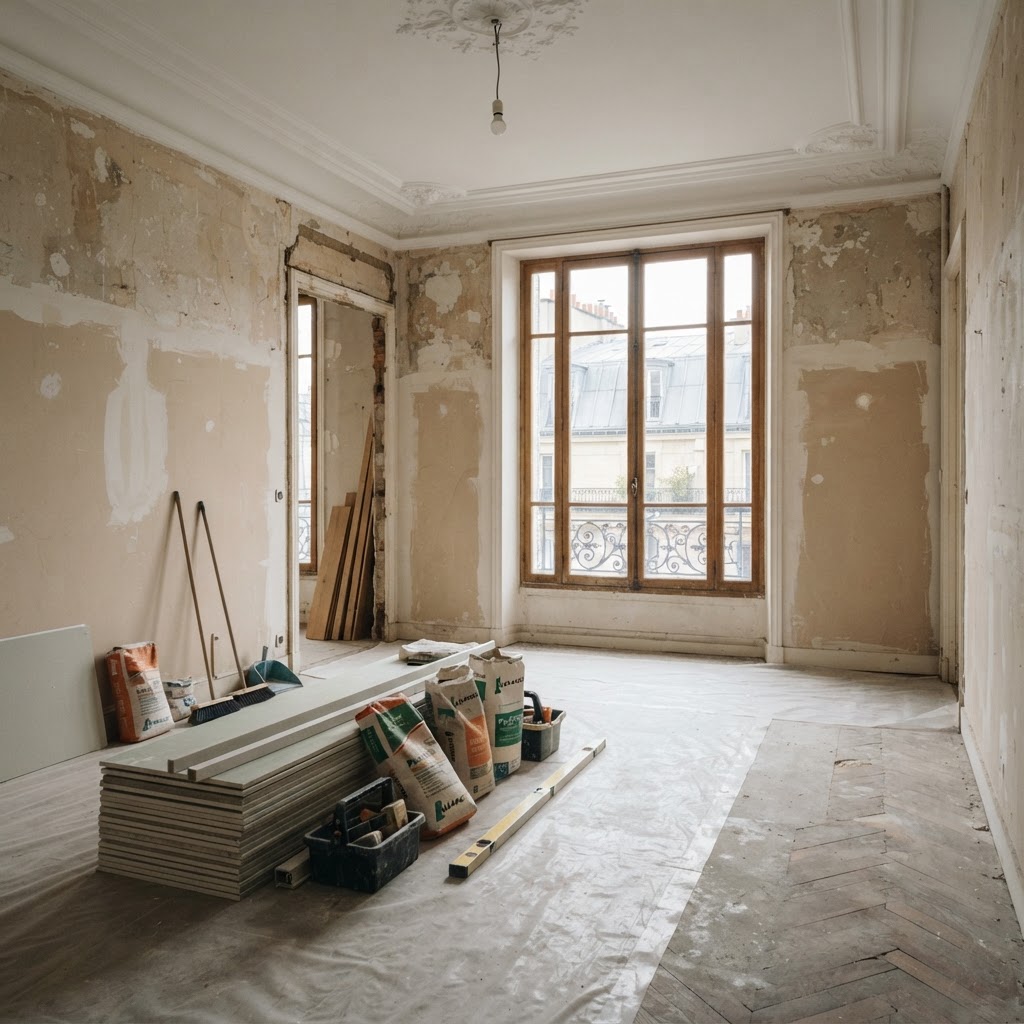 Rénovation d'un appartement ancien à Grenoble : prix au m² et budget