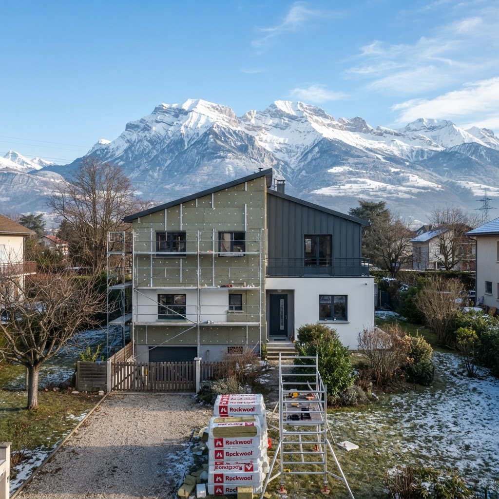 Rénovation énergétique à Grenoble : prix, aides Mur Mur et artisan RGE