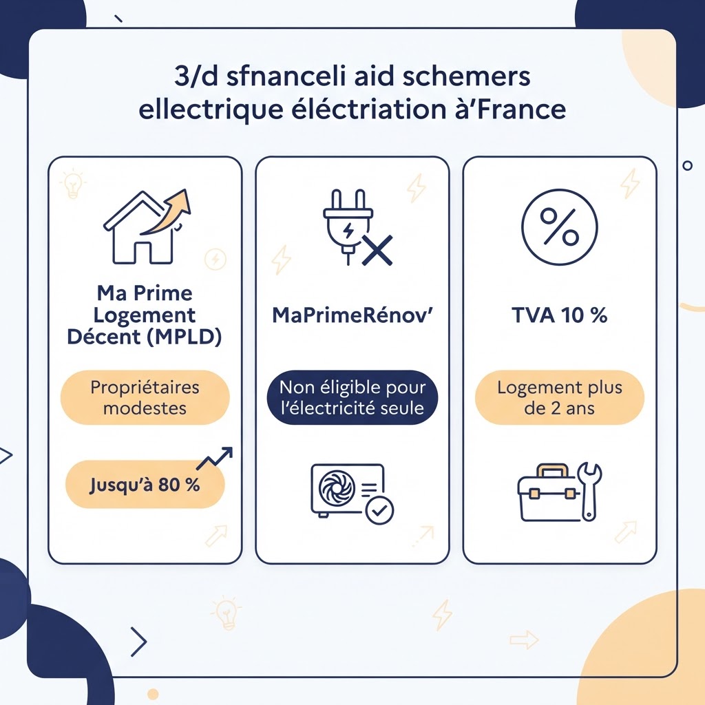 Synthèse des aides financières disponibles pour la rénovation électrique à Paris