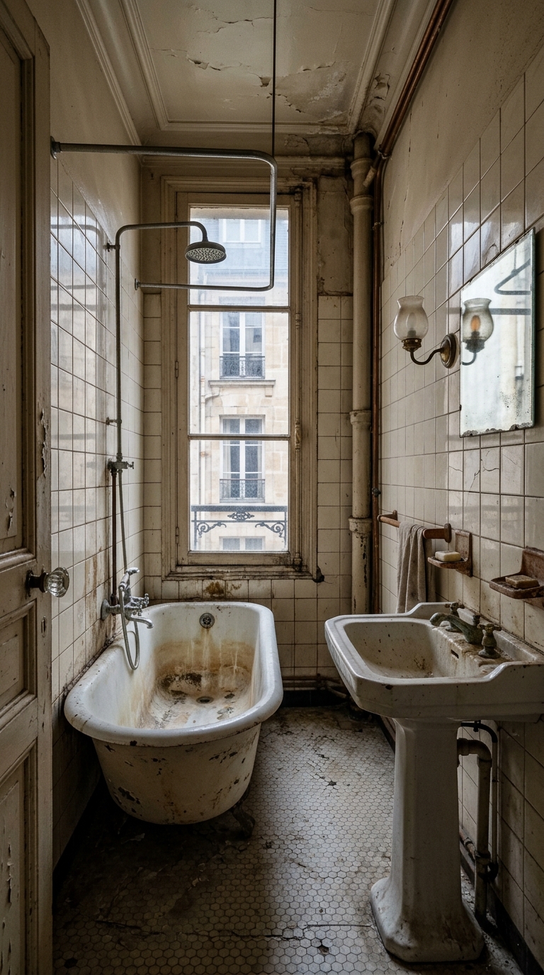 Rénovation salle de bain avant