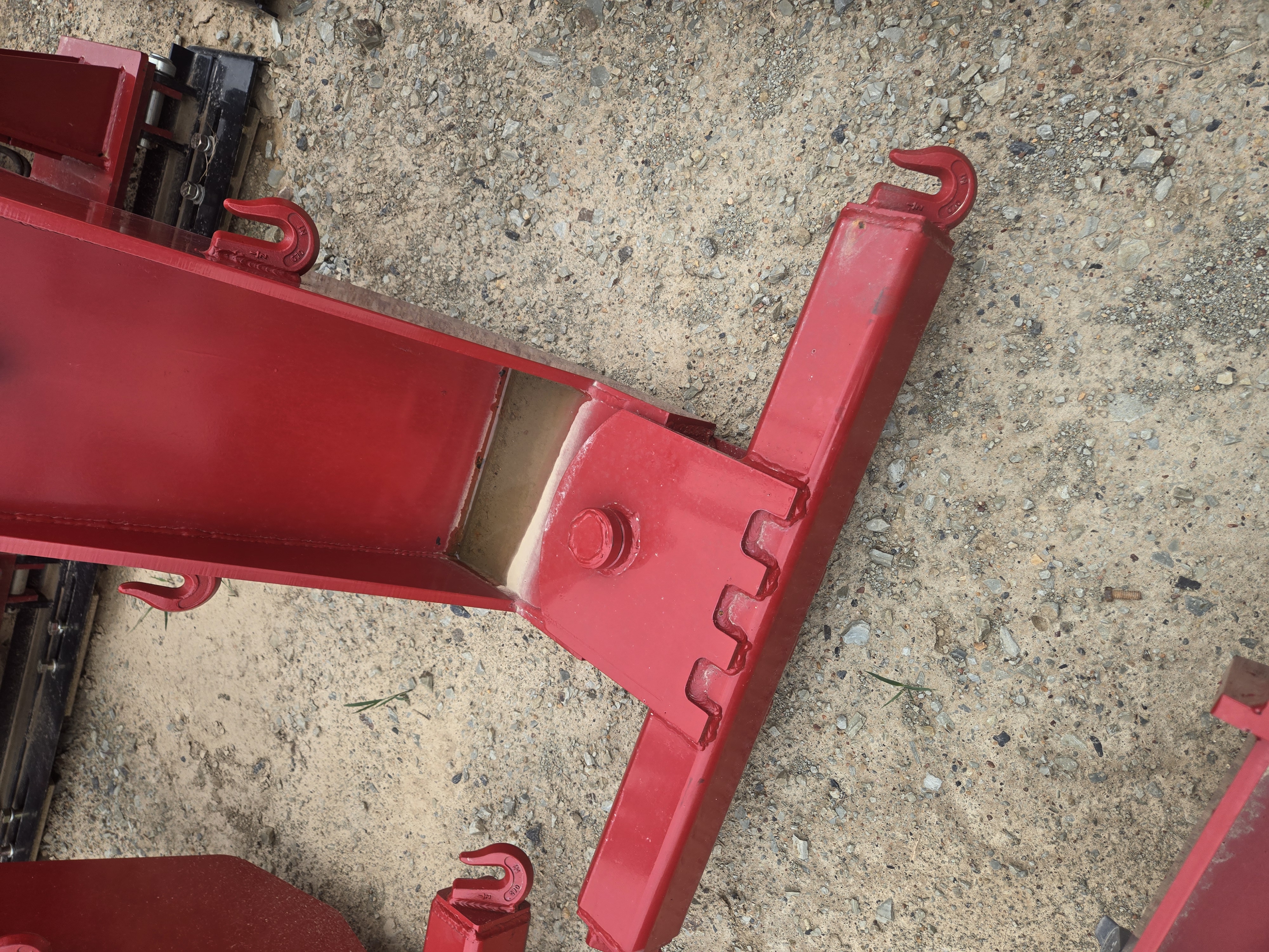 Extreme close-up of precision structural welds