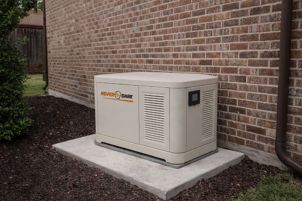 Generac Kohler and Cummins home standby generators sized for Carolina homes - Never Dark Carolinas