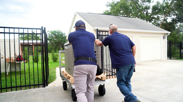 White-glove delivery to your driveway — Never Dark Carolinas