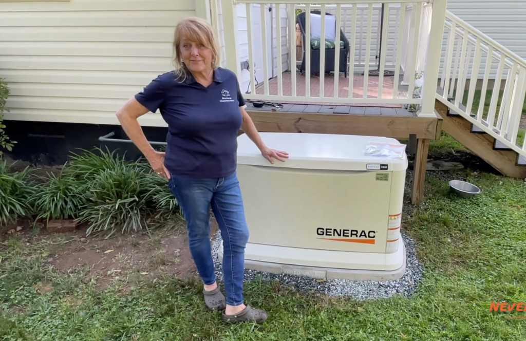 Proud NeverDark customer - Never Dark standby generator installation in Inman, SC