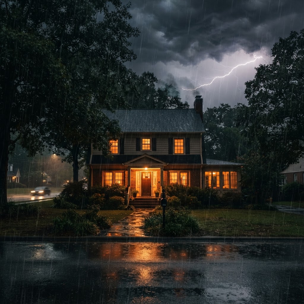 Severe storm damage in Mauldin, SC - Never Dark Carolinas standby generator installation