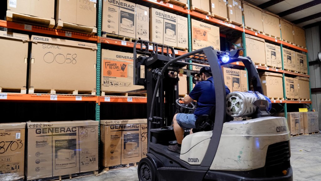 Warehouse inventory — Generac & Kohler — Never Dark Carolinas