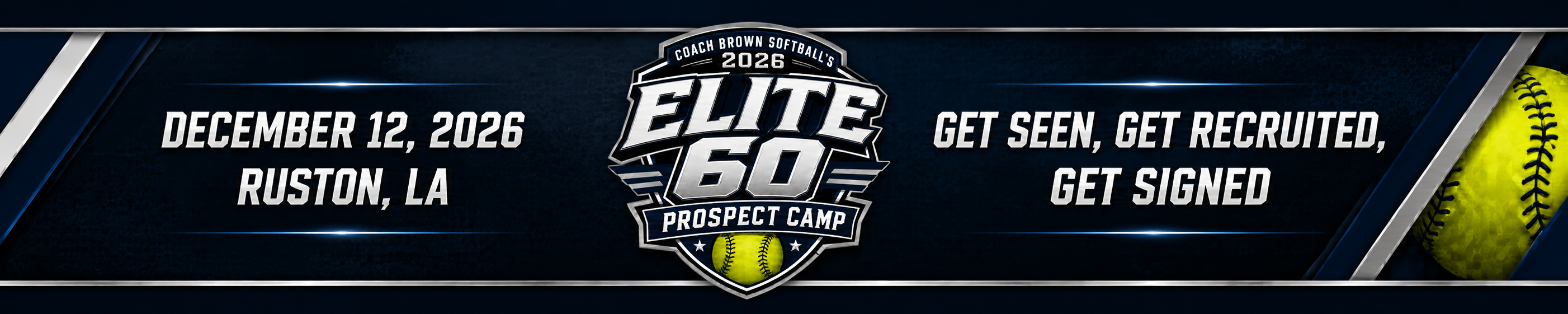 Coach Brown Softball 2026 Elite 60 Prospect Camp