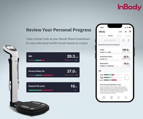 InBody body composition analyzer scale