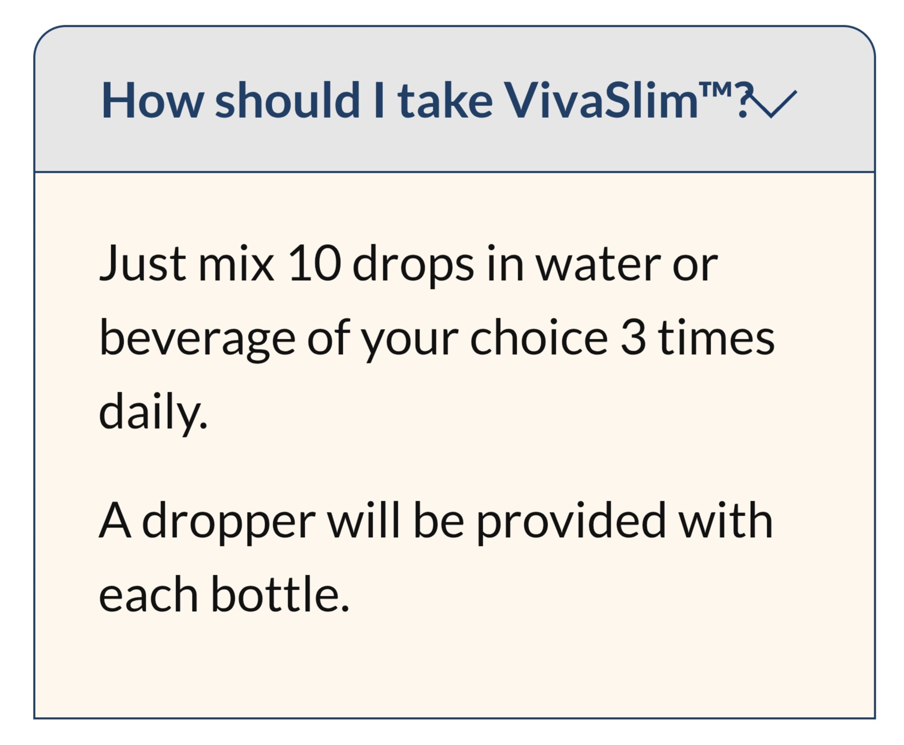 VivaSlim® Drops 3