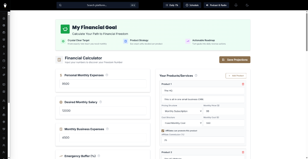 Financial Freedom Calculator