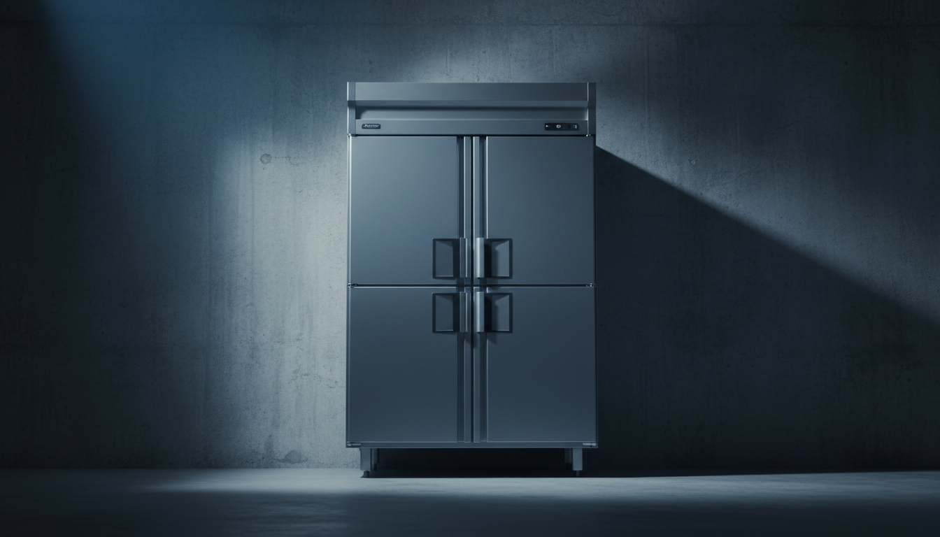 Premium appliances in industrial warehouse