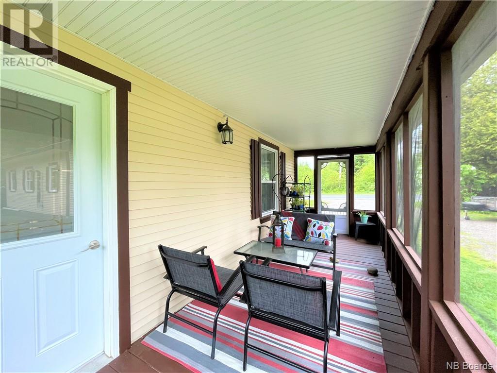 Screened porch exterior view