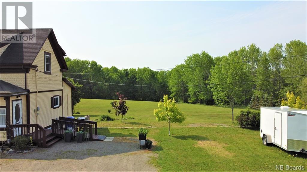 View from house looking toward yard