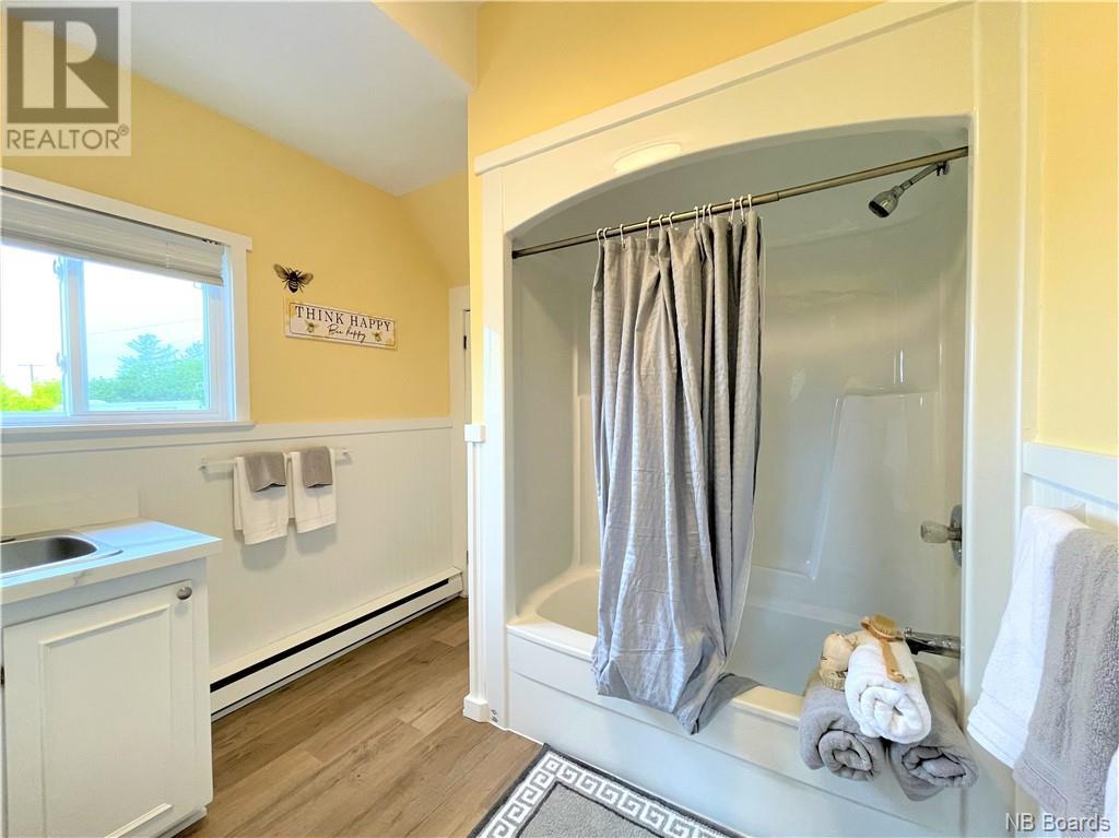 Lower bathroom freshly painted