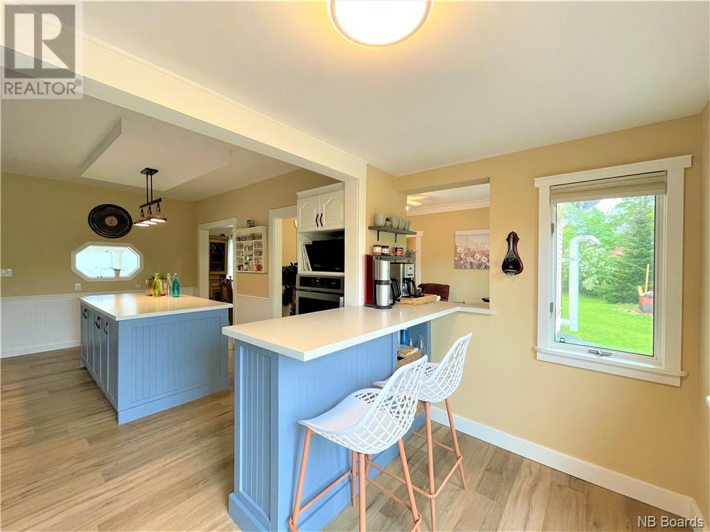 Coffee bar nook in kitchen