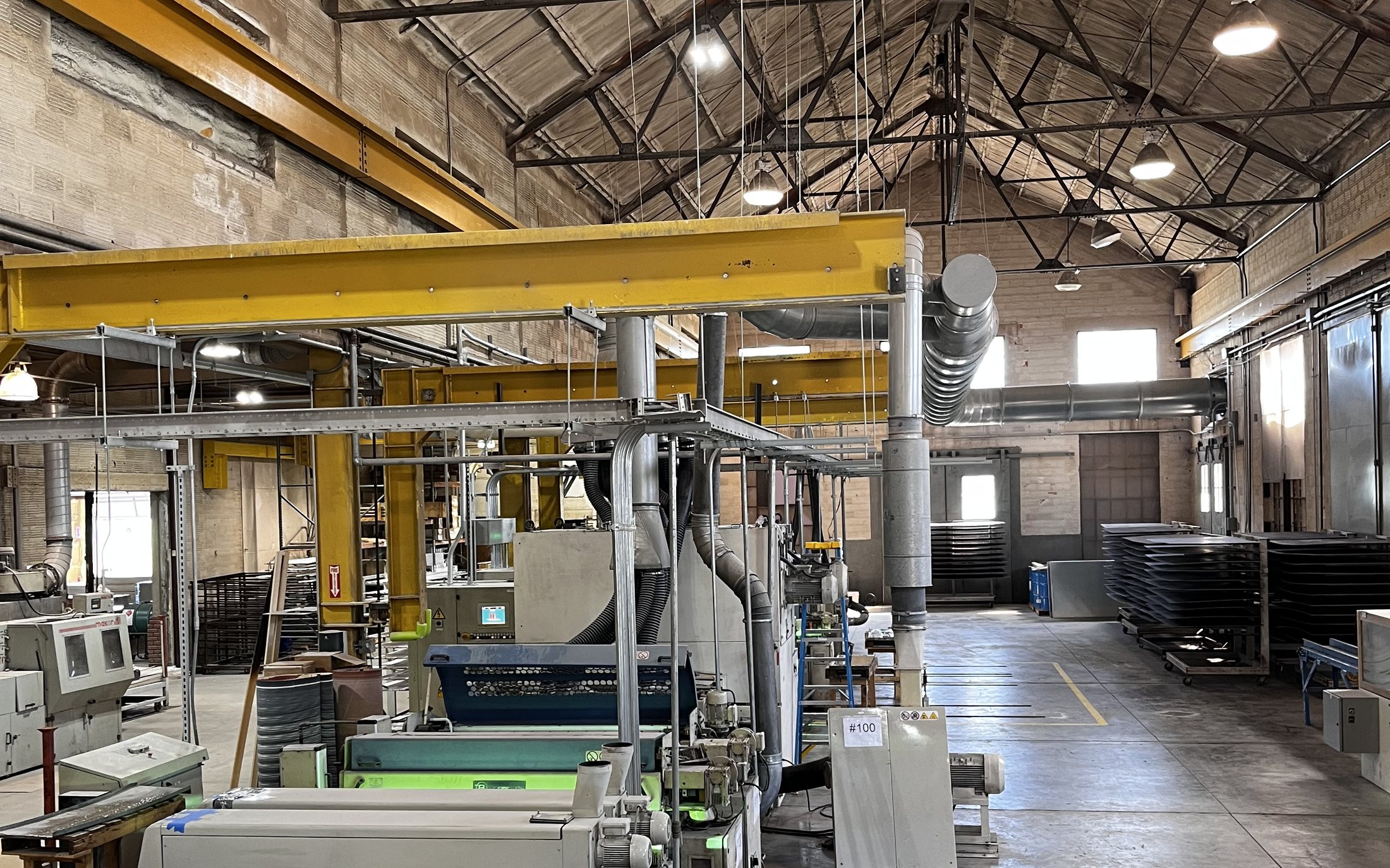 Factory floor where everyday technical work happens