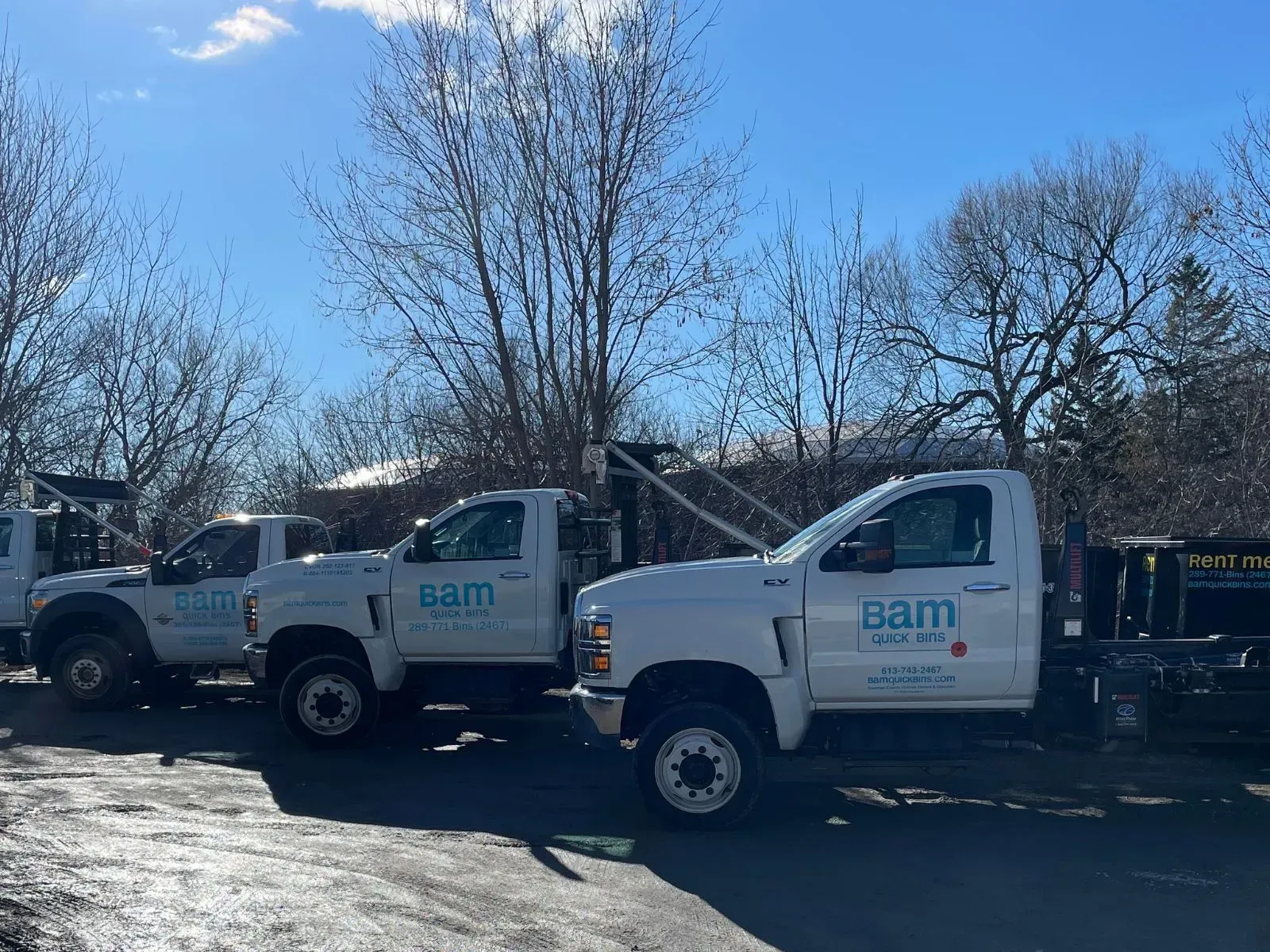 Bam Quick Bins truck fleet