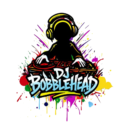 DJ BobbleHead — open format nightlife DJ logo