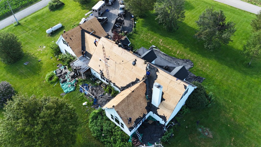 Mid-Demolition — Debris Accumulating