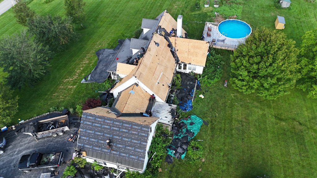 Underlayment Applied — TRI-BUILT