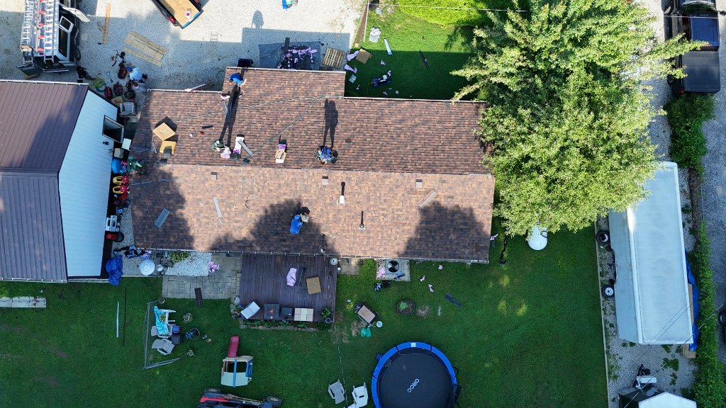 Shingle Installation Progress