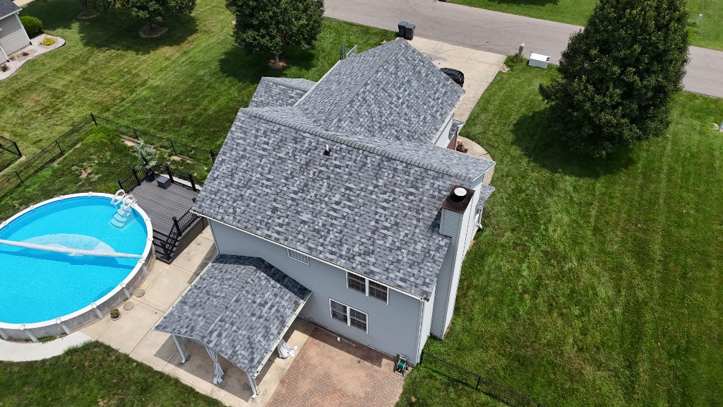 Roof Complete — Patio Section Done