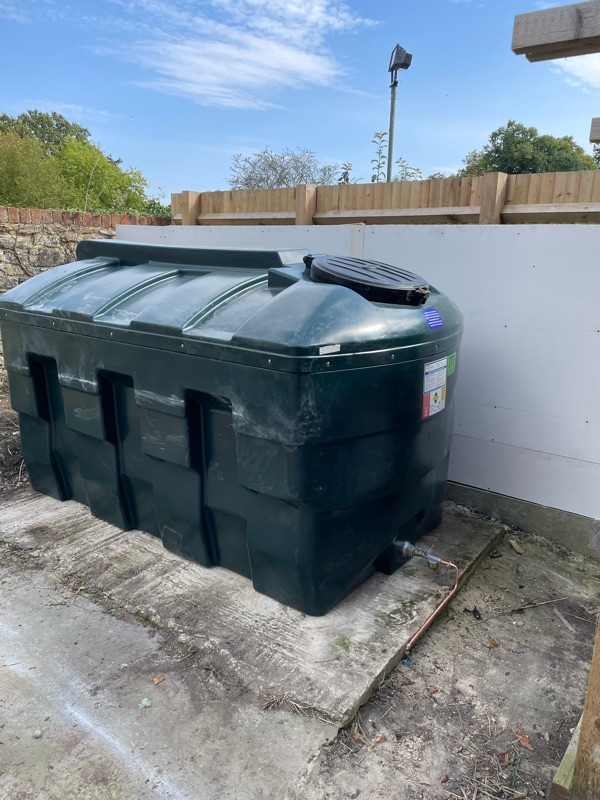 Bunded Oil Tank Installed on Concrete Base — Oil Tanks project by Curtis and Carder