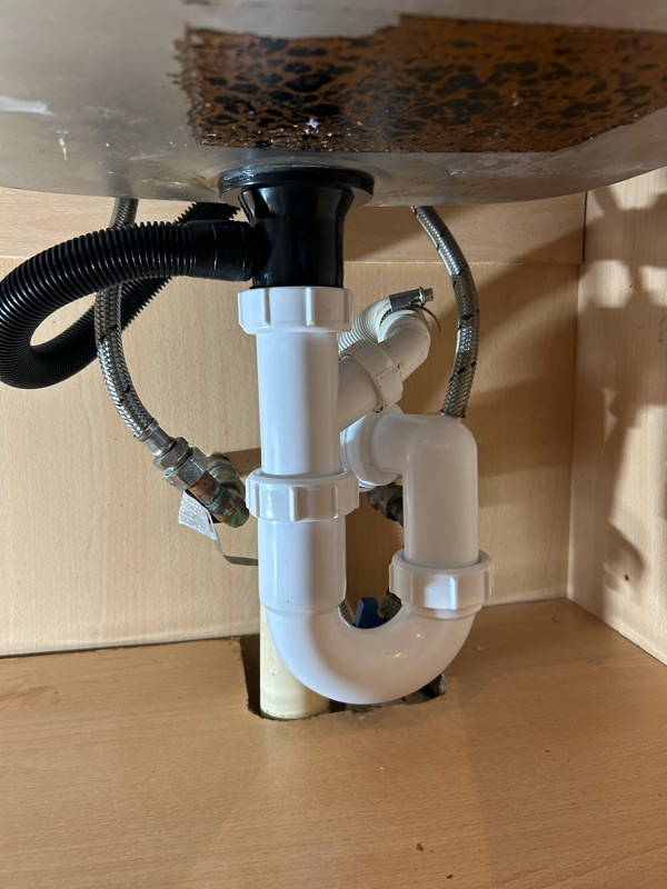 Under-Sink Water Leak — After — Plumbing project by Curtis and Carder