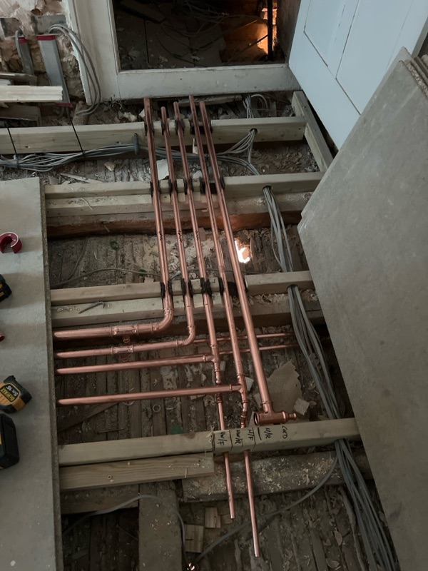 Manor House Heating & Plumbing Installation project by Curtis and Carder