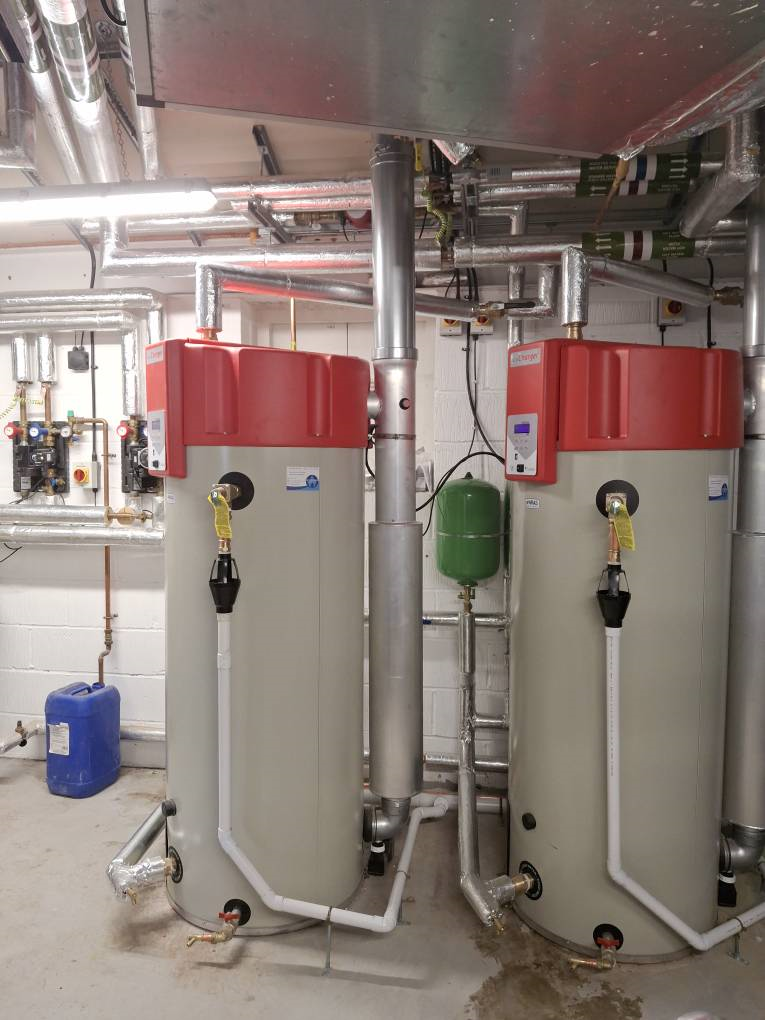 Vale House Replacement Hot Water Cylinder project by Curtis and Carder