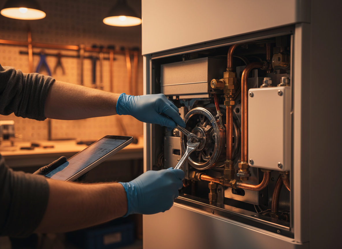 Boiler Servicing — Servicing project by Curtis and Carder