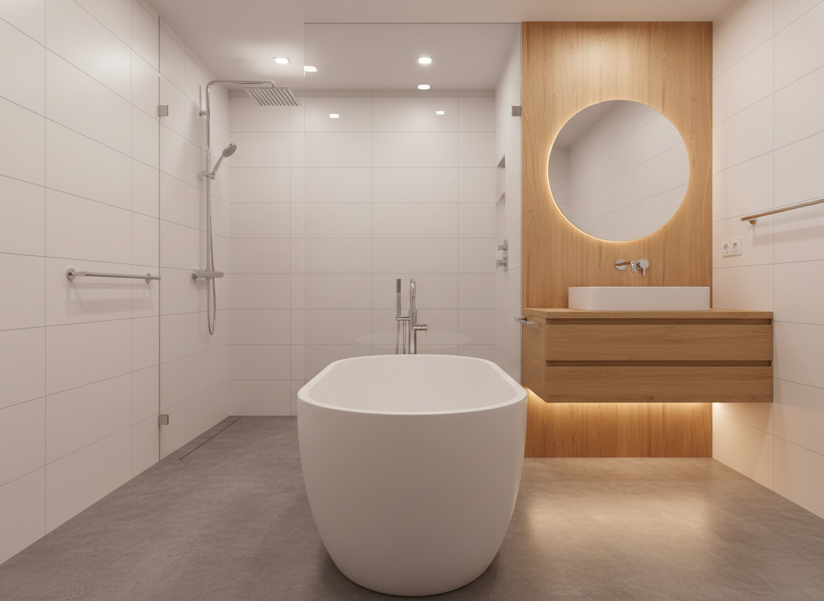 Modern Bathroom Installation — Bathrooms project by Curtis and Carder