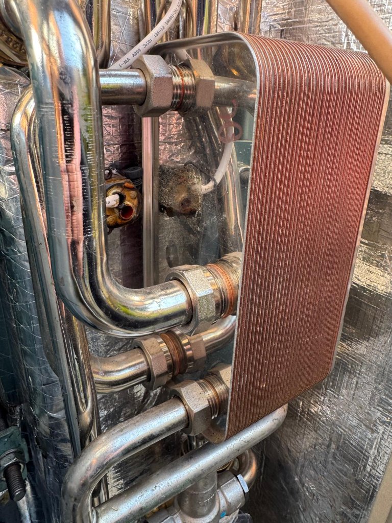 No hot water on a combi project by Curtis and Carder