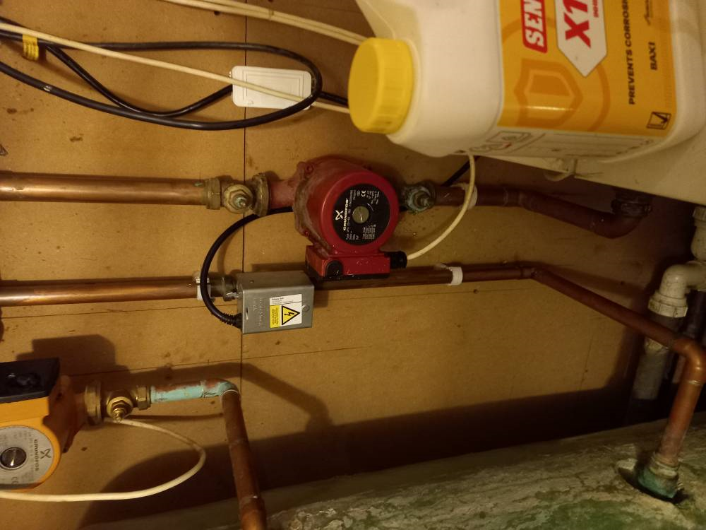 No Hot Water Fault — Pump Repaired — Heating project by Curtis and Carder
