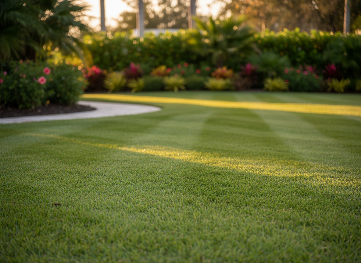 Perfectly maintained lawn by FGE Landscaping