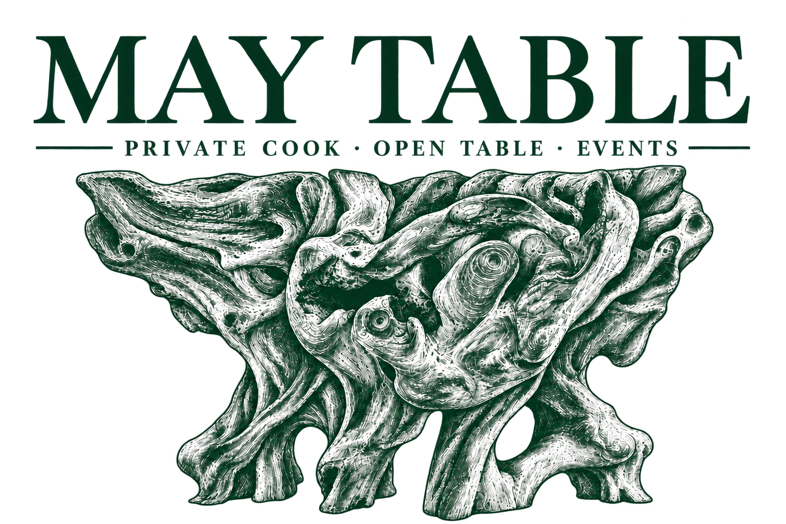 MAY TABLE — Private Cook, Open Table, Events