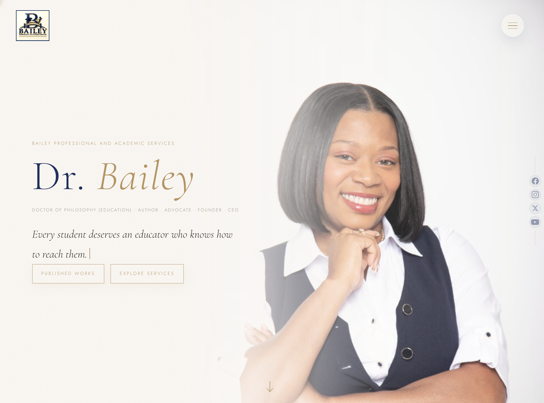 Professional Services Landing Page