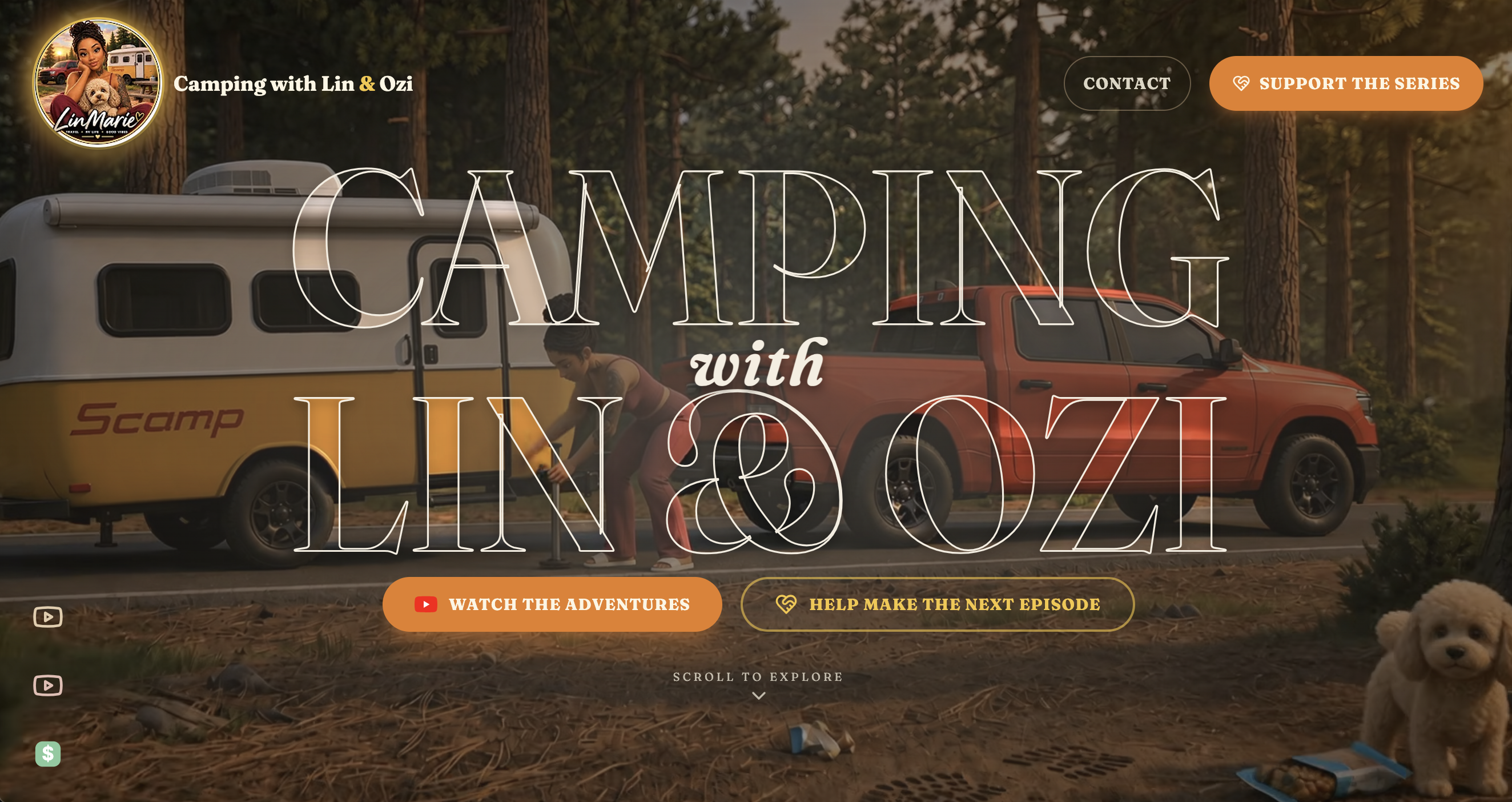 Adventure Series Landing Page