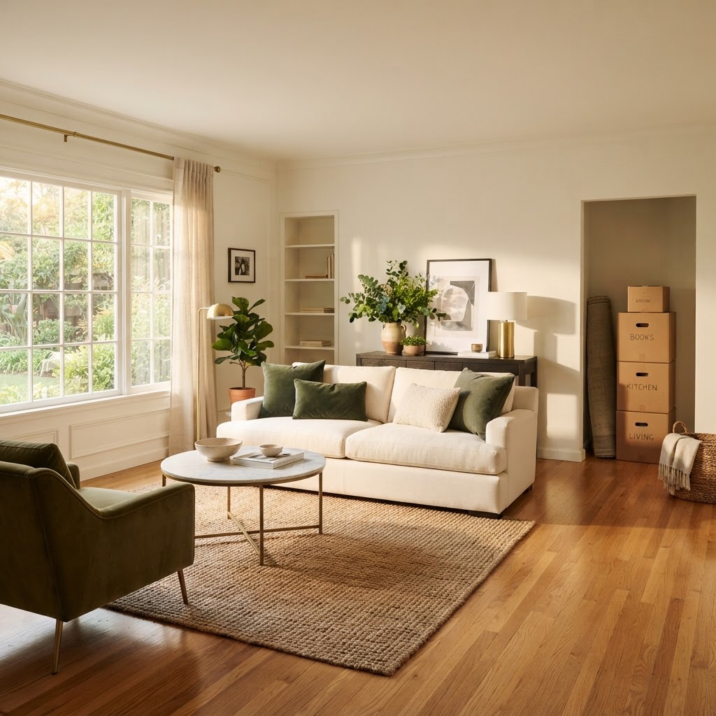 A freshly prepared, immaculate home interior ready for its next chapter