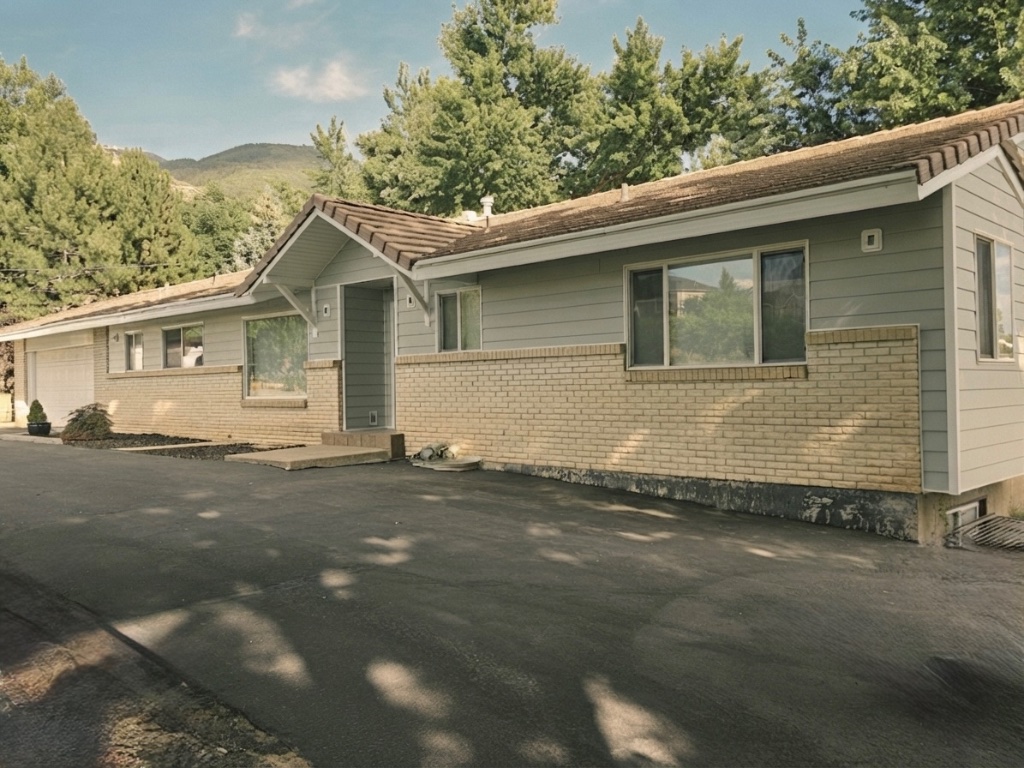 White Lap Siding · Side Elevation
