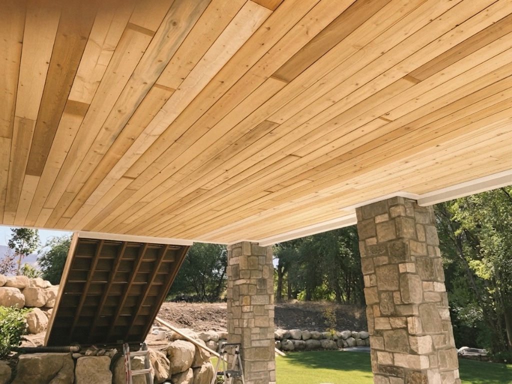 Blue Lap Siding · Canyon Home